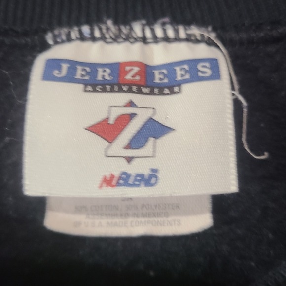 Vintage Jerzees Iowa Hawkeyes 2003 Orange Bowl Sweatshirt Black 3XL FedEx - Picture 4 of 5